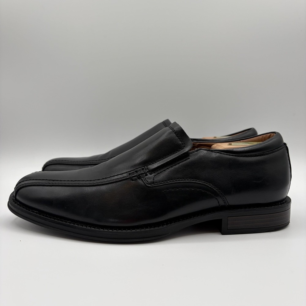 Dockers Greer Men's Dress Loafers 8 M Black Vegan Leather 90-43514 Comfort Moc